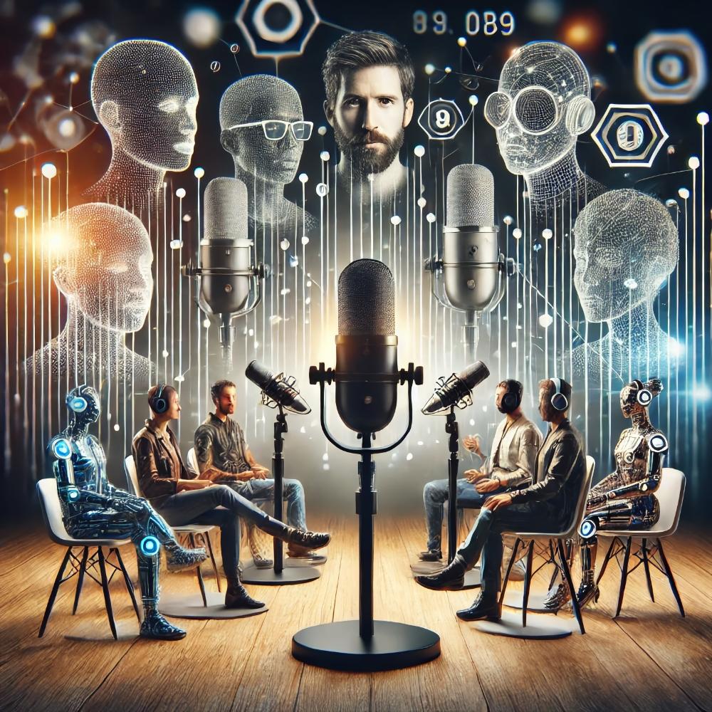 Montage of podcast images